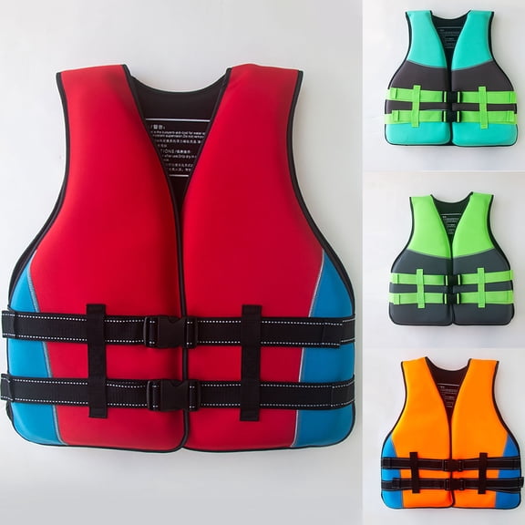 WANGJING Life Jackets for Adults , Buoyancy Vest , Life Jackets Coast Guard Approved for Kayak, Boating, Fishing, Paddle Sports