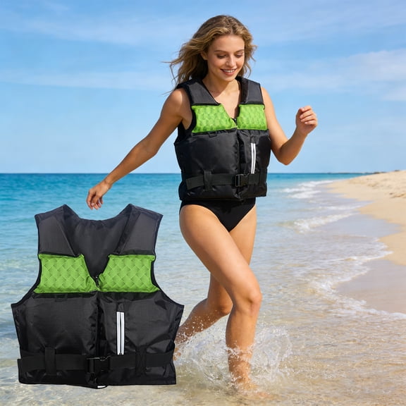 WANGJING Youth Life Jacket , Swimming Life Vest , Lightweight Life Jackets for Adults for Boating, Wakeboarding, Waterskiing & Your Favorite Water Activities