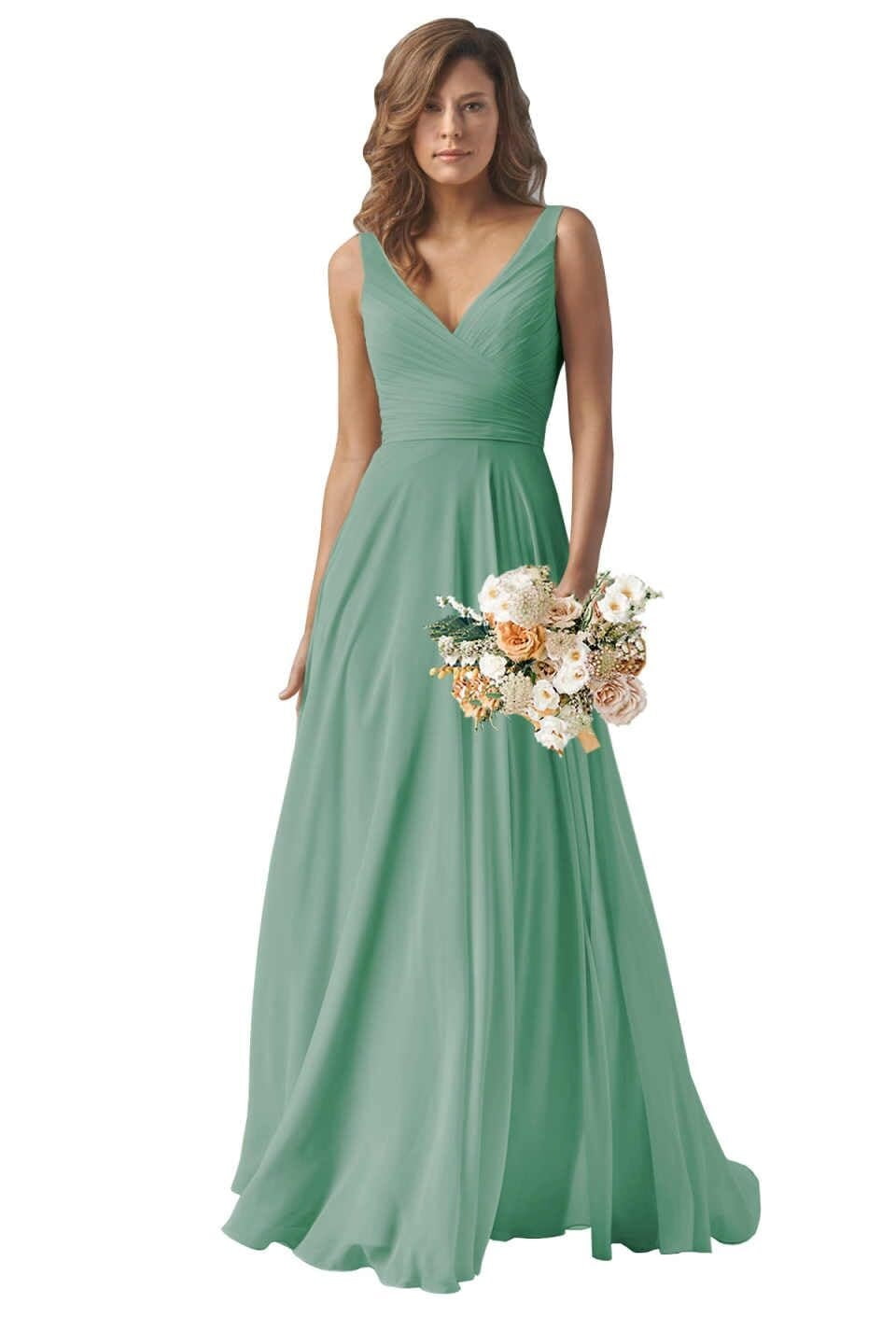Bridesmaid Dress Strapless Tiered Chiffon - Ruffle Wedding & Prom Gown With  Lace Up Back Prom Dresses For Women 2026