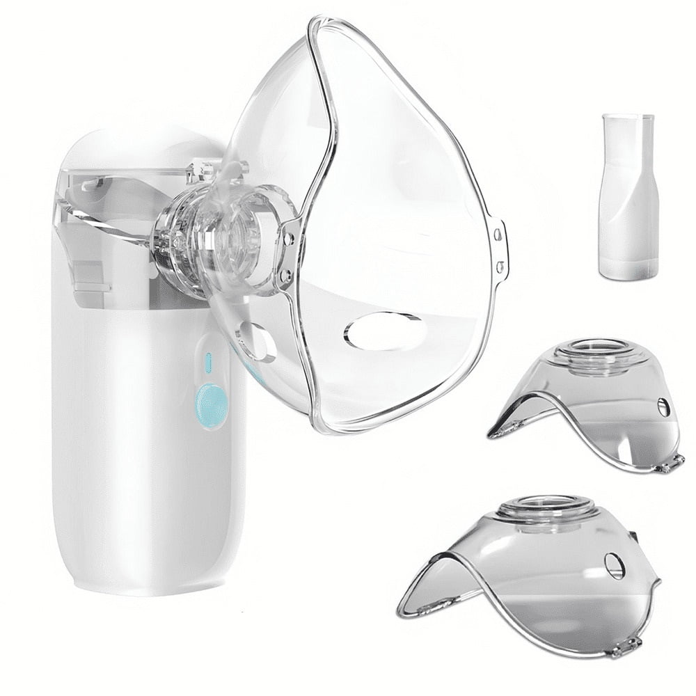 WANGQIANG Small Portable Humidifiers Machine Steam Inhalator  USB Rechargeable  three accessories  easy to carry  suitable for Adults & Kids and for Travel