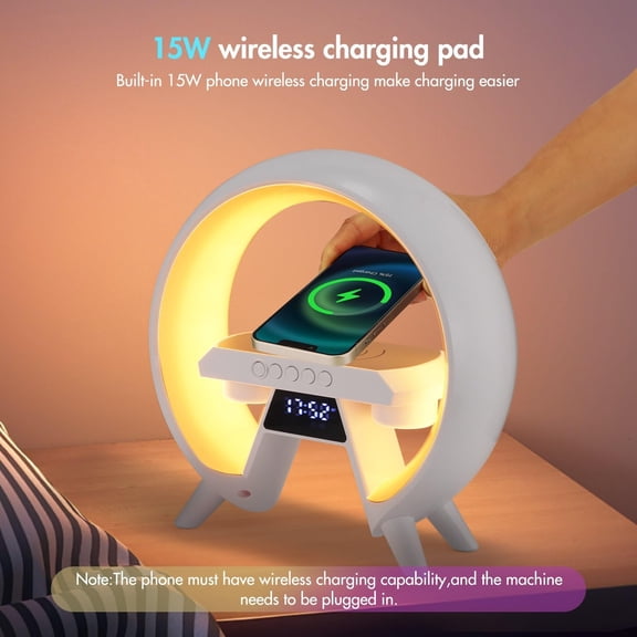 WANGRUNQIANG Night Light, 4 in 1 LED Table Lamp Desk Lamp for Bedroom Living Room Office