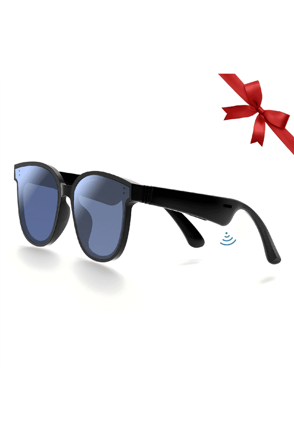 Smart Bluetooth Glasses with Speakers, Wireless Audio Sunglasses for Men and Women, Polarized UV400 Lenses, Built-in Mic, IPX4, Hands-Free Calls & Music
