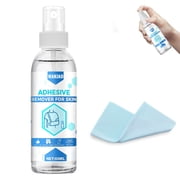 Adhesive Remover for Skin, Bandage Adhesive Remover, Gentle, Spray Type, 60ml