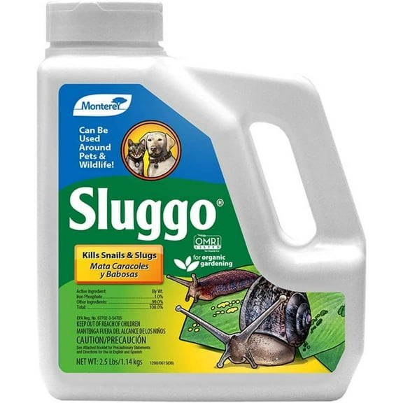 WANLINDZ LG6500 Sluggo Wildlife and Pet Safe Slug Killer, 2.5-Pounds, 2.5 lb
