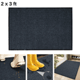 thumbnail image 1 of WANLISELL 2' x 3' Entrance Door Mat, Indoor Outdoor Doormats with Rubber Backing, Low-Profile Welcome Mats for Entryway Porch, Gray, 1 of 11