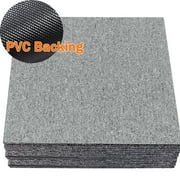 WANLISELL 20 Pcs Carpet Tile, 20"x 20" Tile Carpet Squares for Indoor Outdoor, Grey