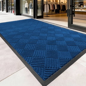 WANLISELL 3' x 5' Front Door Mat Outside Entrance Mat, Non Slip Rubber Backed Entry Rug Welcome Mat, Commercial Rugs for Entryway Indoor Outdoor