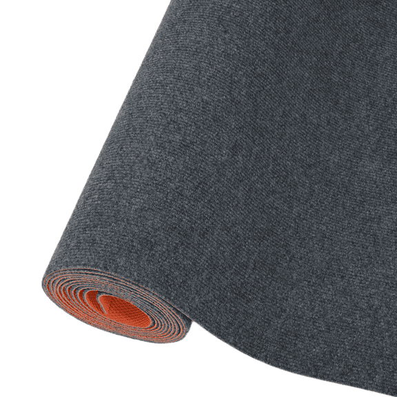 WANLISELL Commercial Carpet, 4' x 10' Runner Rug with Non-Slip Backing, Heavy Duty Utility Rugs for Office Hallway Kitchen Garage Living Room, Gray