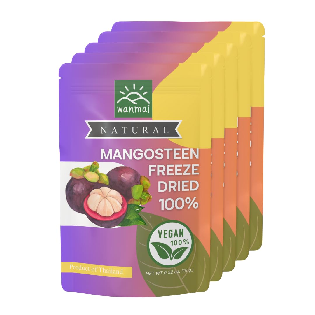 WANMAI29 Mangosteen Freeze Dried, TMA3 Tropical Snack for Kids and
