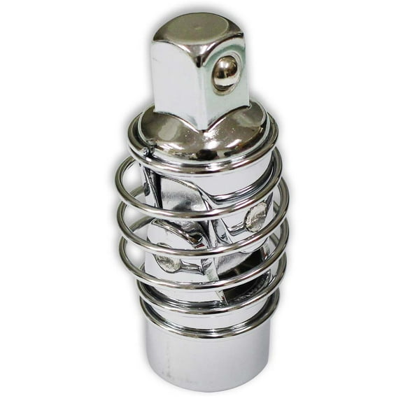 WANSON ToolUSA 1/2" Drive Spring Universal Joint | Polished Stainless Steel | Enhanced Control & Stability | Heavy-Duty & Durable Build