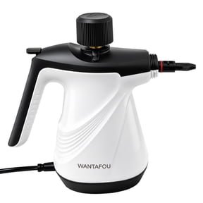 WANTAFOU Multi-Purpose Steam Cleaner for Home, Handheld Pressurized Steamer for Grout, Stovetop, Windows & Bathroom Surfaces