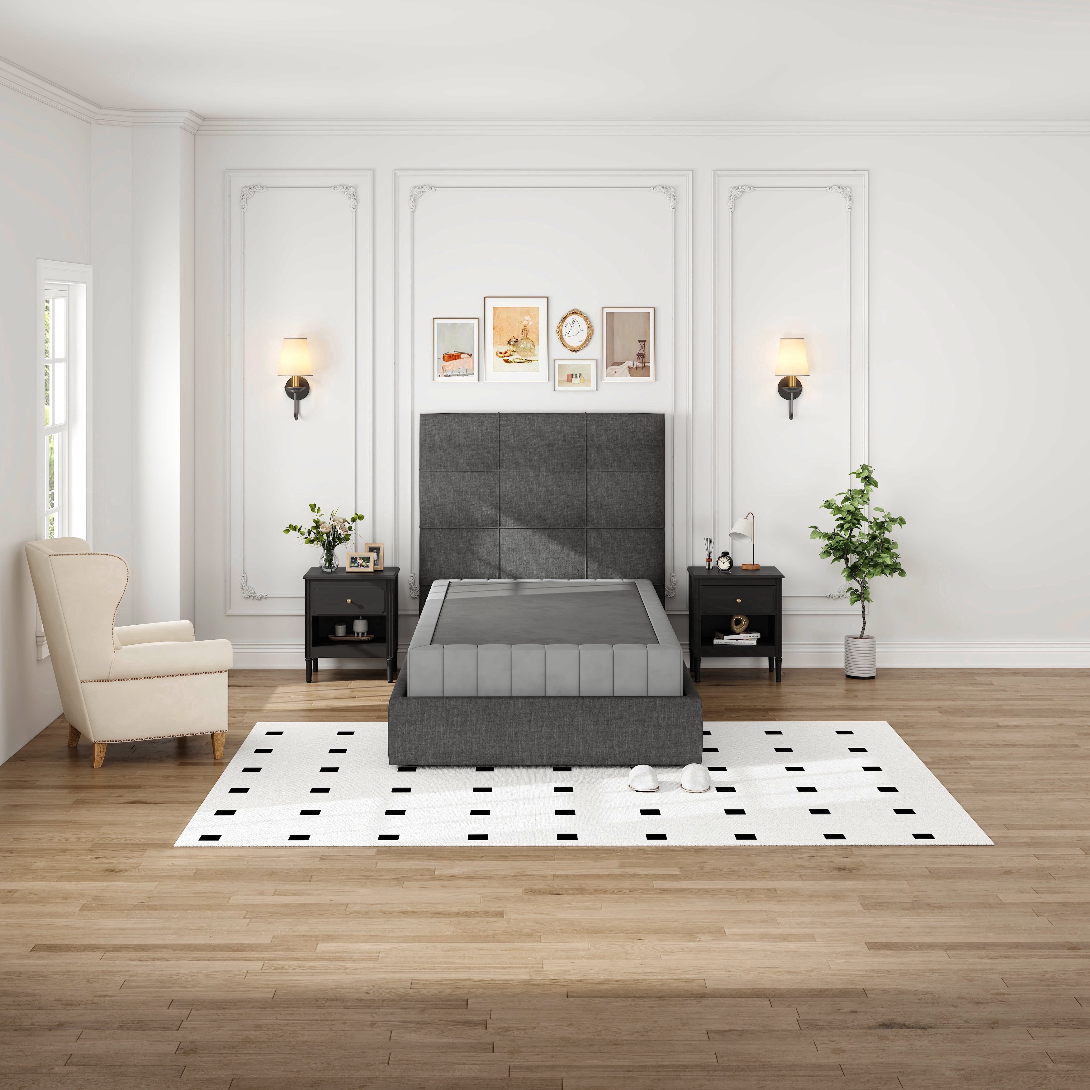 WANTAI Twin XL Box Spring, 9 Inch Box Springs King Size Basics Bed Base ...
