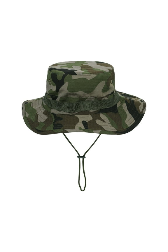 Adjustable Cap Camouflage Boonie Hats Nepalese Cap Mens Fisherman Hat Outdoor Protection Hunting Hat Surf Hats for Men Sun Hat Small