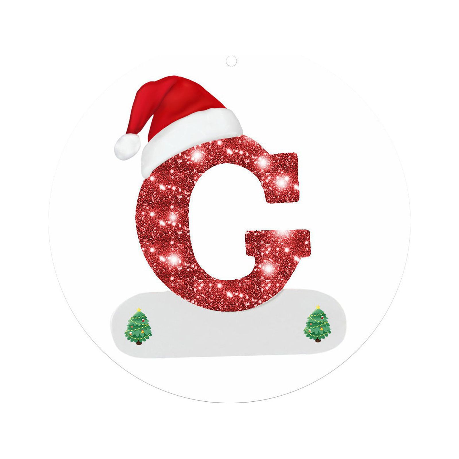 WANYNG Christmas Letter Ornaments Wooden Christmas Tree Ornaments Letter Hanging Pendant