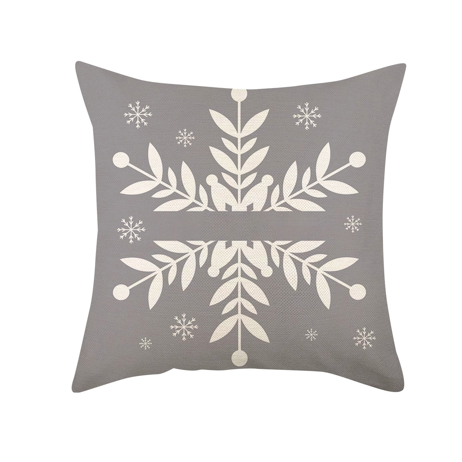 WANYNG Christmas Pillow Cover Linen Print Home Sofa Cushion Cover