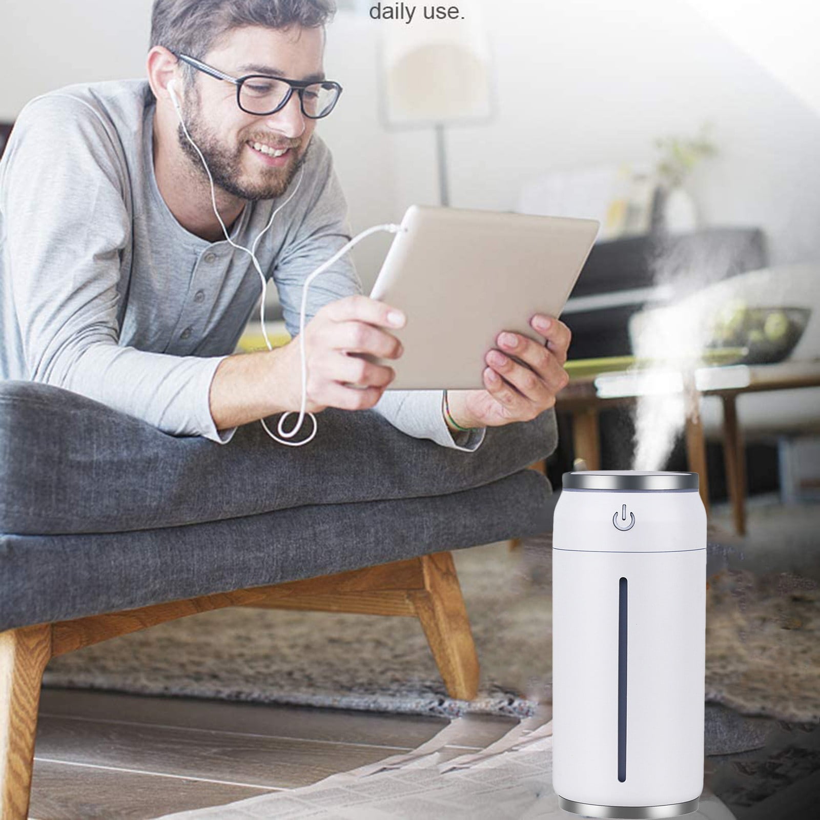 WANYNG Cool Mist Humidifier Diffuser,220ml Small Humidifiers for