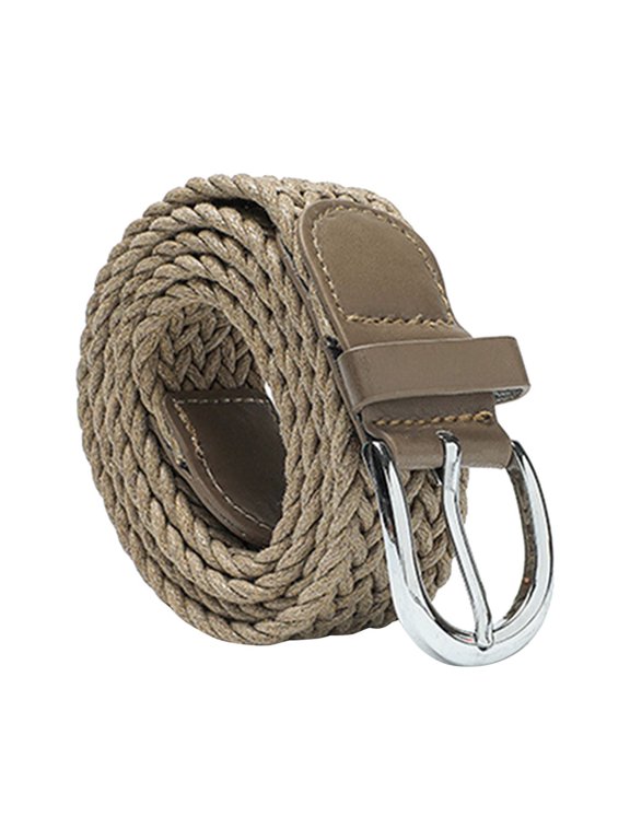 Ladies Fashion Twist Wax Rope Ladies Belt Retro Decorative Jeans Belt Dress Pin Buckle Belt Women Mens Big N Tall Belt 46 Belt