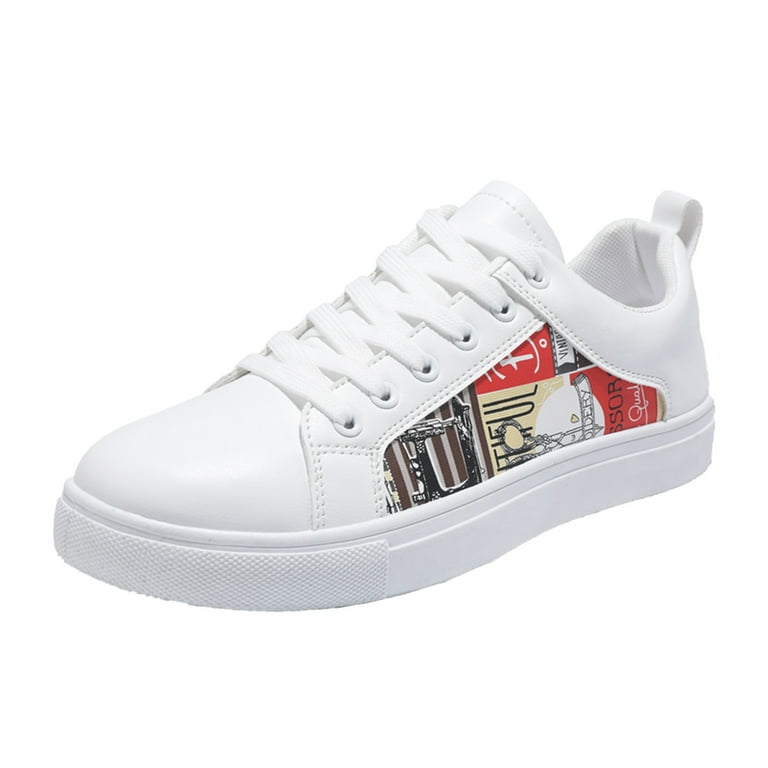 WANYNG Men Sneakers Retro All Match Casual Shoes Small White Shoes