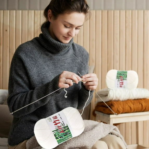 WANYR Gift,Colorful Hand Knitting 50g Knitting Crochet Milk Soft Baby Cotton Wool Yarn Hot