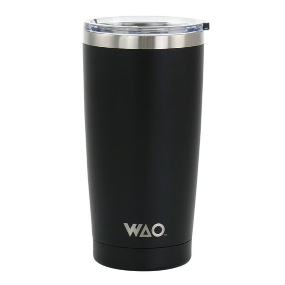 WAO 18 oz. Thermal Tumbler with Acrylic Lid in Matte Black