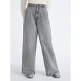 thumbnail image 1 of Weekend Academy Girls Wide Leg Pleated Denim Jeans, Sizes 5-18, 1 of 4
