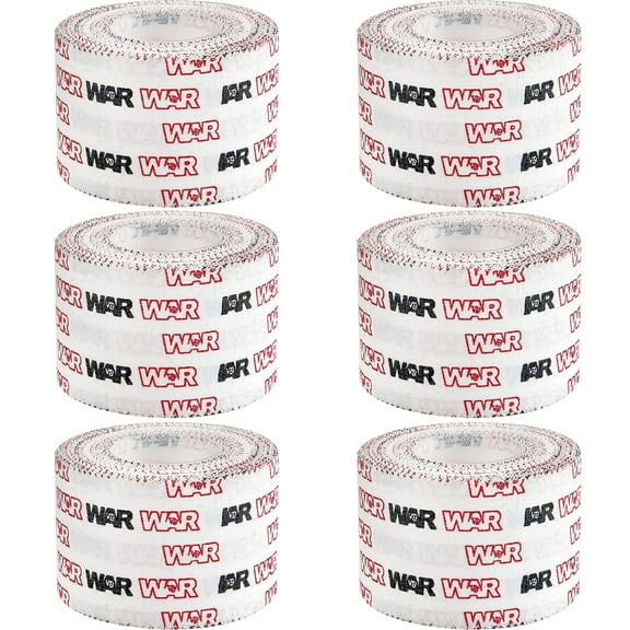 WAR Tape 1.5" EZ Rip Athletic Tape for Boxing, MMA, Muay Thai - 6 Pack