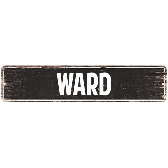 WARD Gift Street Sign Home Decor Chic Gift 4x18 104180003543