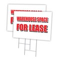 thumbnail image 1 of WAREHOUSE SPACE FOR LEASE 2 Pack Of 12" x 16" Yard Sign & Stake | Advertise Your Business | Stake Included Image On Front Only | Made in The USA, 1 of 3
