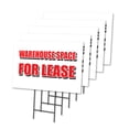 thumbnail image 1 of WAREHOUSE SPACE FOR LEASE 5 Pack Of 18" x 24" Yard Sign & Stake | Advertise Your Business | Stake Included Image On Both Sides | Made in The USA, 1 of 3