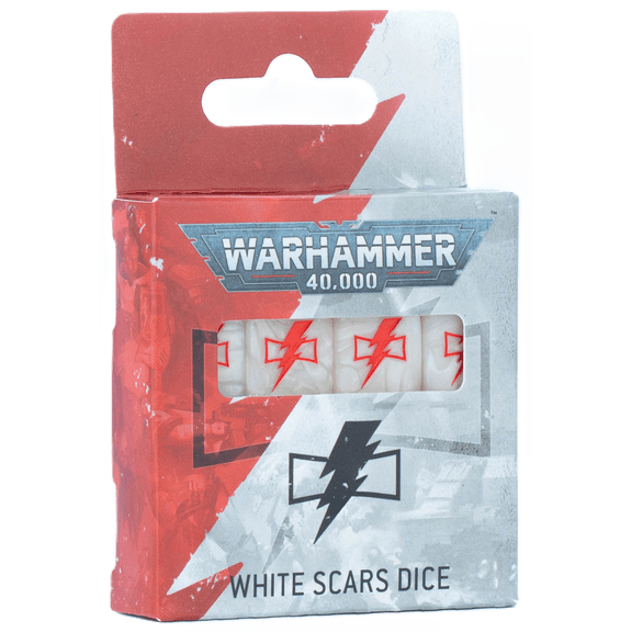 Games Workshop - Warhammer 40K - Space Marines - White Scars - Dice 2025