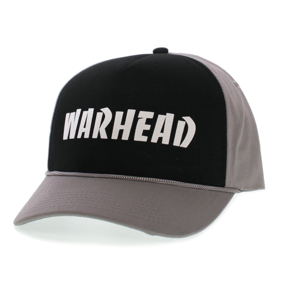 WARHEAD Unisex Adult One-Size Snap Truckers Hat Cap Gray/White