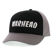 WARHEAD Unisex Adult One-Size Snap Truckers Hat Cap Gray/White