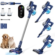 WARIOUT 35KPA Cordless Stick Vacuum Cleaner, Lightweight Self-Standing Vacuum for Pet Hair, Carpet & Hardwood Floor, with 45Min Runtime, LED Display, HEPA Filtr
