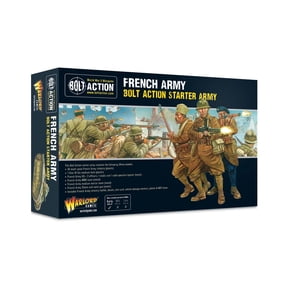 WARLORD GAMES French Army Starter Army - 28mm Scale Plastic Miniatures for Bolt Action Highly Detailed World War 2 Miniatures for Table-top Wargaming