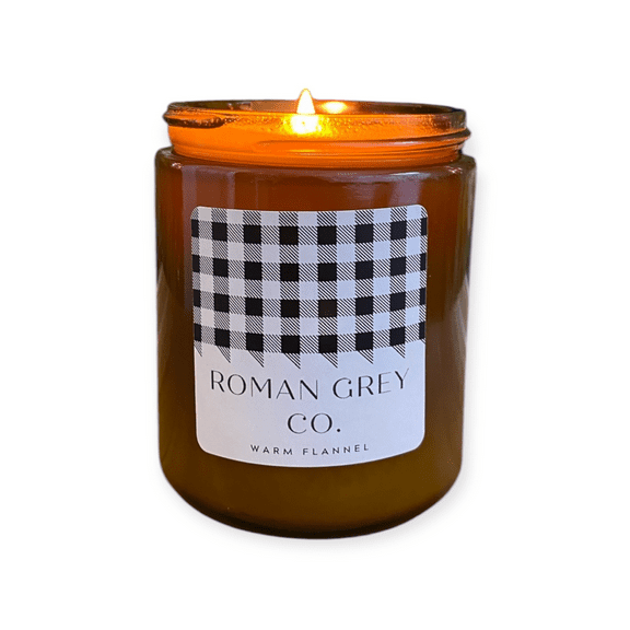 WARM FLANNEL 8OZ SOY CANDLE