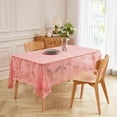 thumbnail image 1 of WARM HOME DESIGNS 60 x 84 Rose English Rose Rectangle Lace Tablecloth. LTC Rose 84, 1 of 4