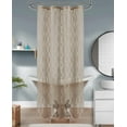 thumbnail image 1 of WARM HOME DESIGNS Linen Modern Shower Curtain 84 Inches Long. GSH Linen 36, 1 of 3