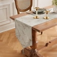 thumbnail image 1 of WARM HOME DESIGNS Silver Printed Foil Velvet 72 Inch Table Runner. ITR Silver 72, 1 of 4