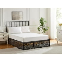 WARM HOME DESIGNS Twin Size Bed Skirt for Twin Bed. Our Black Bed Skirt Goes Great with Farmhouse or Victorian Bedding. Twin Dust Ruffle Lace Bed Skirt for Any Bedroom Décor. DO Black Twin
