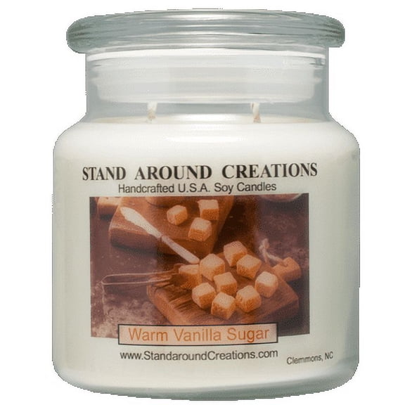WARM VANILLA SUGAR APOTHECARY 16-OZ. ALL NATURAL SOY CANDLE