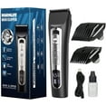 thumbnail image 1 of WARMLIFE Hair Clippers for Men Professional, Electric Mens Cutting Kit, Premium Hair Trimmer with LED Display, 3 Speed, 4 Comb Accessories, X6-silver, 1 of 9