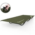 thumbnail image 1 of WARMOUNTS Compact Camping Cots Pro, 360° Grip Lock Patent Structure for 60-Sec Set, 30" Wide Folding Camping Cot w/ Carry Bag for Hiking, 330 lbs, 1 of 12
