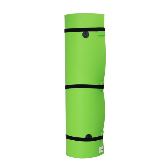 WARMOUNTS Lily Pad Floating Mat for 4 People, 13 x 5 FT Floating Mat Holds 660 Lbs, 3-Layer Tear-Resistant XPE Foam Floating for Water Recreation, Lake, Pool, River, Ocean, Boat (Green)