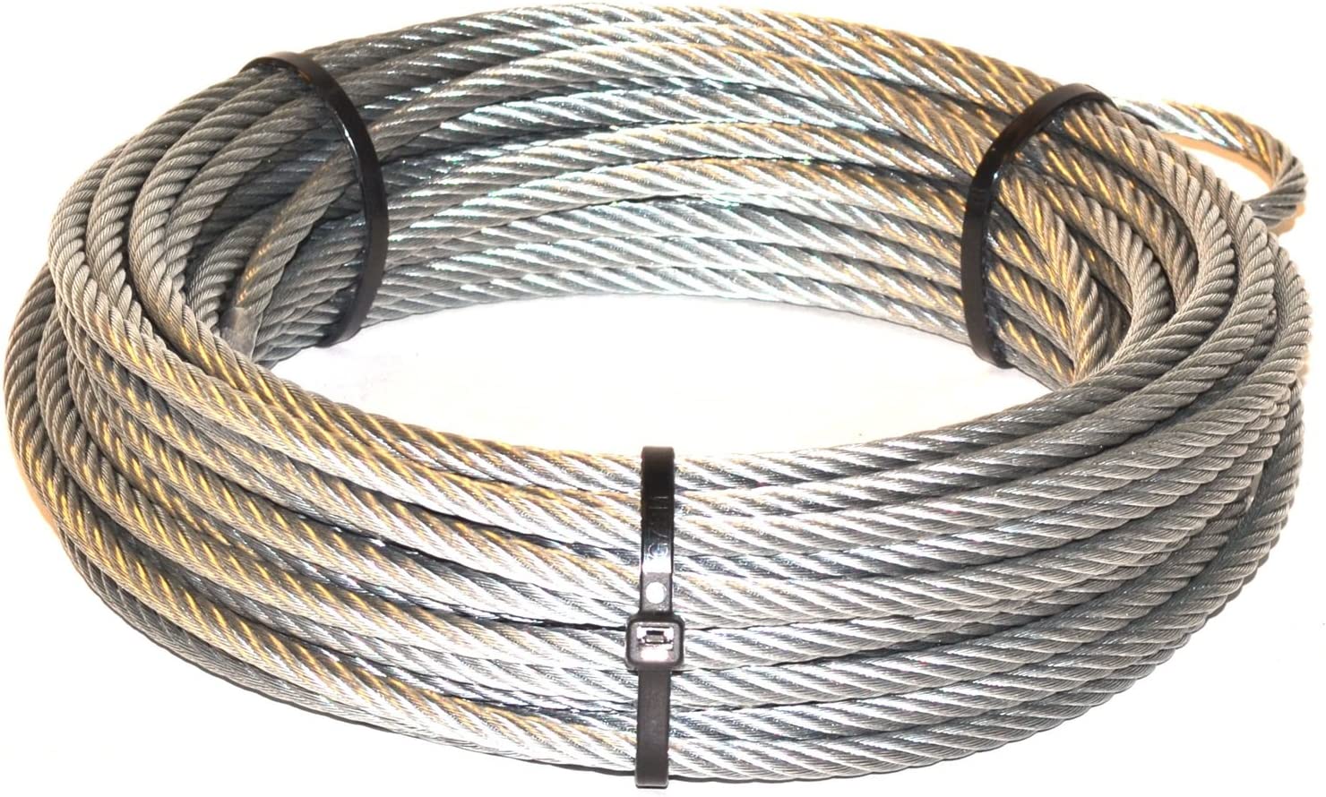 WARN 68851 Winch Accessory Steel Cable Wire Rope with Loop End and