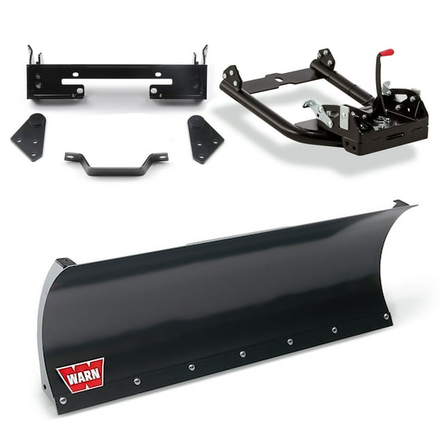 WARN ATV Front Mounted Snow Plow Kit Compatible with Bombardier