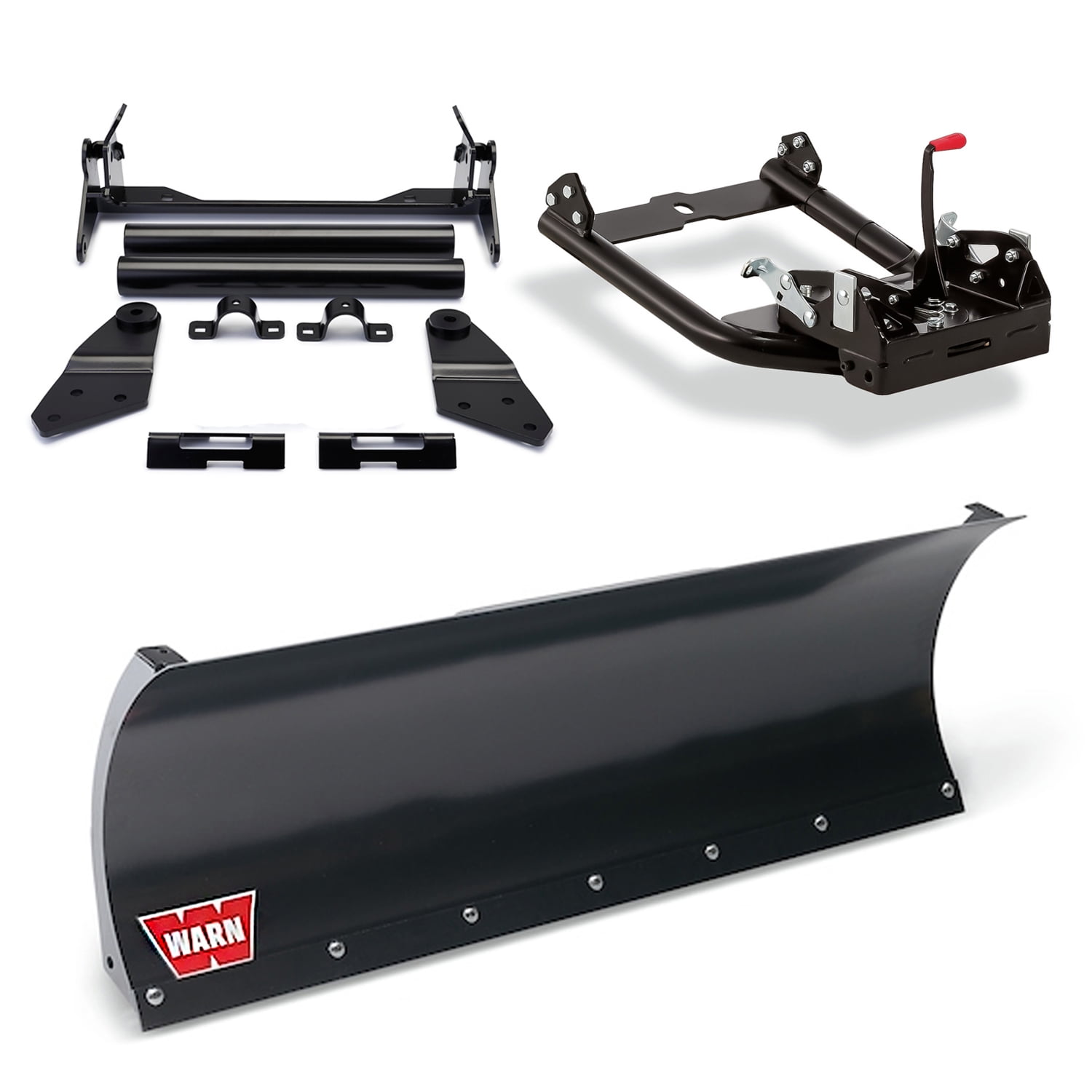 WARN ATV Front Mounted Snow Plow Kit Compatible with Honda Pioneer 500, 520(60")