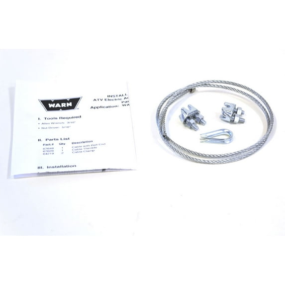 WARN PLOW ACTUATOR REPLACEMENT WIRE ROPE