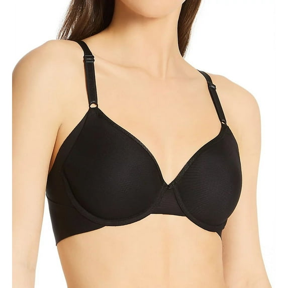 WARNER'S Black No Side Effects Underwire Lightweight Bra, US 38D, UK 38D, NWOT