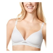 WARNERS Intimates White Mesh Center Flexibility Plunging Contour Cups Underwire Bra 38DD
