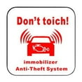 WARNING GPS Tracking System Active Sticker Sign Security Car Window
